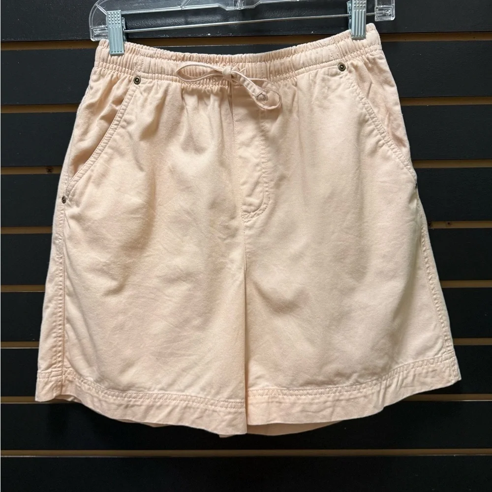 Liz Claiborne Lizwear Peach Drawstring Shorts Women’s small Casual